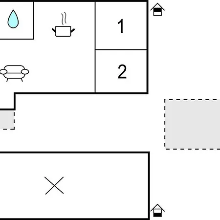 2 Bedroom Cozy In *